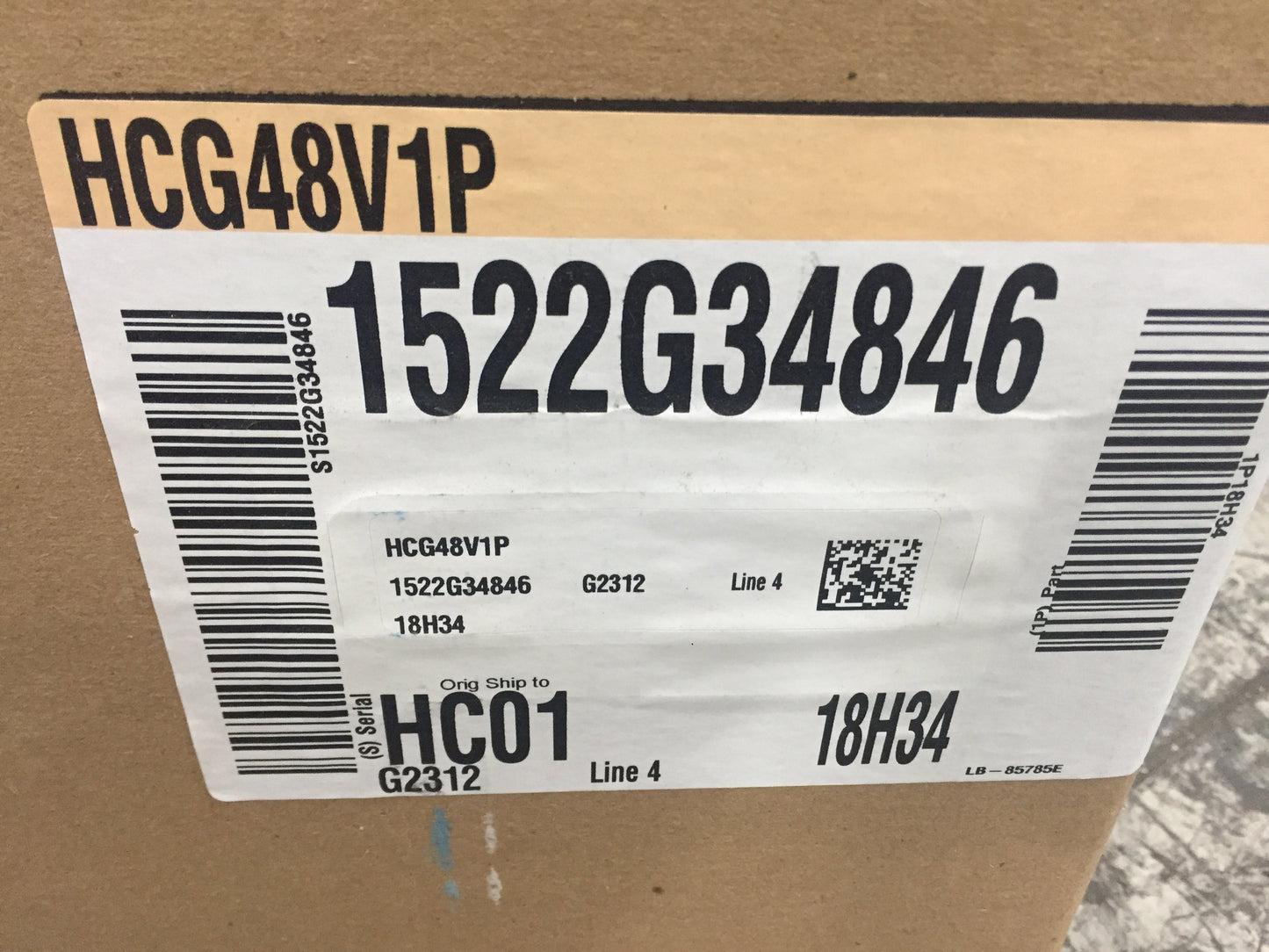 4 Ton AC/HP ECM Upflow/Horizontal Fan Coil 208-230/60/1 R-410A 16 Seer CFM 2185