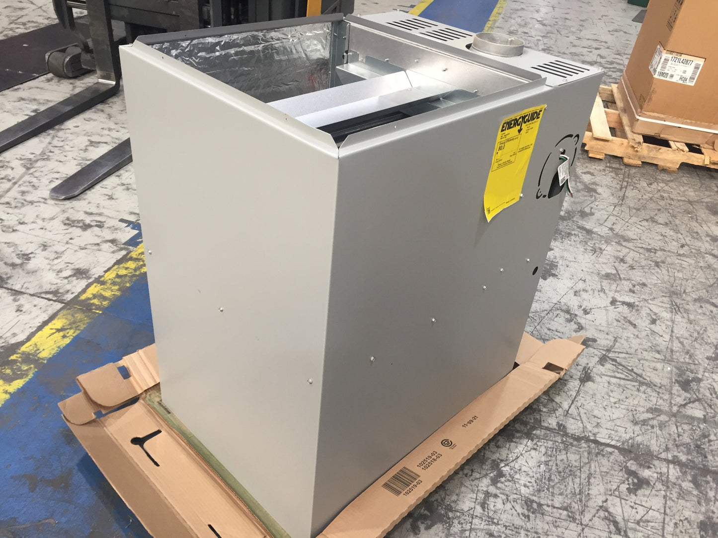 110,000 BTU Single-Stage Upflow/Horizontal ECM Variable Speed Gas Furnace 80% 120/60/1 CFM: 2135