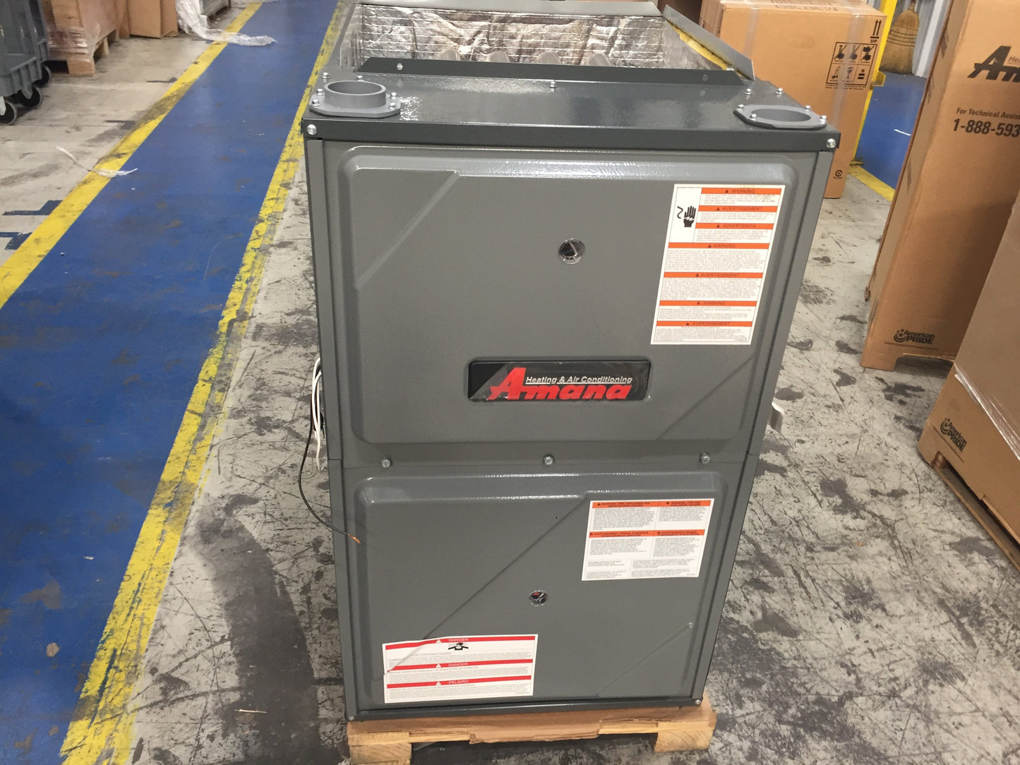 80,000 BTU 2-Stage Upflow/Horizontal ECM Gas Furnace; 96% AFUE, 115/60/1, CFM: 1600