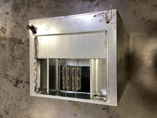 3 Ton AC/HP Wall Mtd Up 2-Stg ECM Fancoil W/ 8 KW Heat Kit 200-230/60/1 R-410A CFM 1200