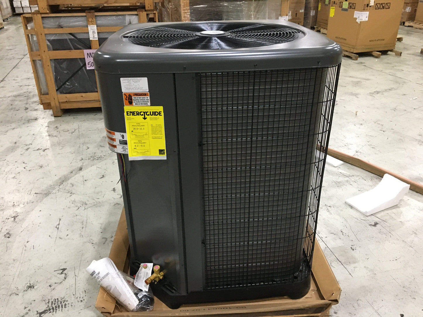 Bomba de calor de sistema dividido de 5 toneladas 208-230/60/1 R-410A 15 Seer