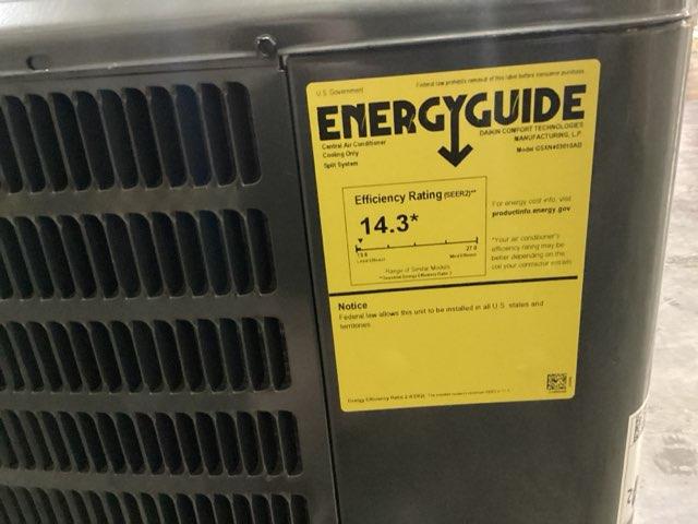 2.5 Ton Split-System Air Conditioner; 208-230/60/1, R410A, 14.3 SEER2