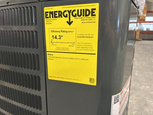 2.5 Ton Split-System Air Conditioner; 208-230/60/1, R410A, 14.3 SEER2