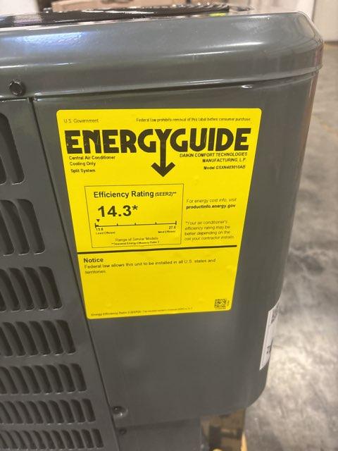 2.5 Ton Split-System Air Conditioner; 208-230/60/1, R410A, 14.3 SEER2