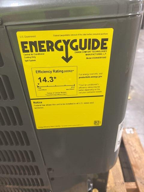 2.5 Ton Split-System Air Conditioner; 208-230/60/1, R410A, 14.3 SEER2
