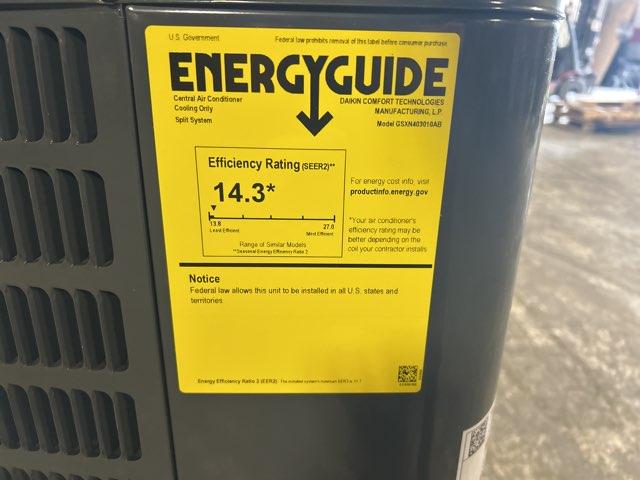 2.5 Ton Split-System Air Conditioner; 208-230/60/1, R410A, 14.3 SEER2