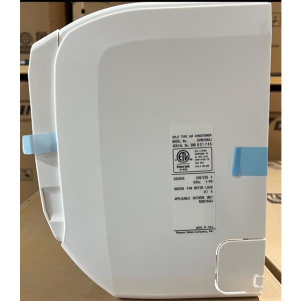 Conjunto de bomba de calor minisplit con inversor de zona única de 18 000 Btu, 19 SEER, R-410A, 208-230/60/1