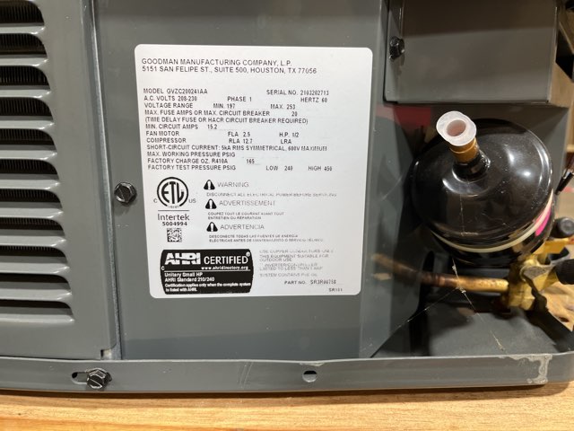 2 Ton Inverter Communicating Split-System Heat Pump 208-230/60/1 R410A 20 Seer