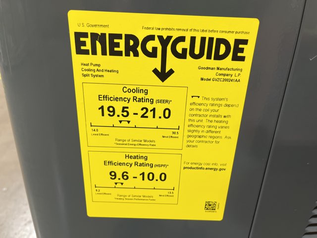 2 Ton Inverter Communicating Split-System Heat Pump 208-230/60/1 R410A 20 Seer