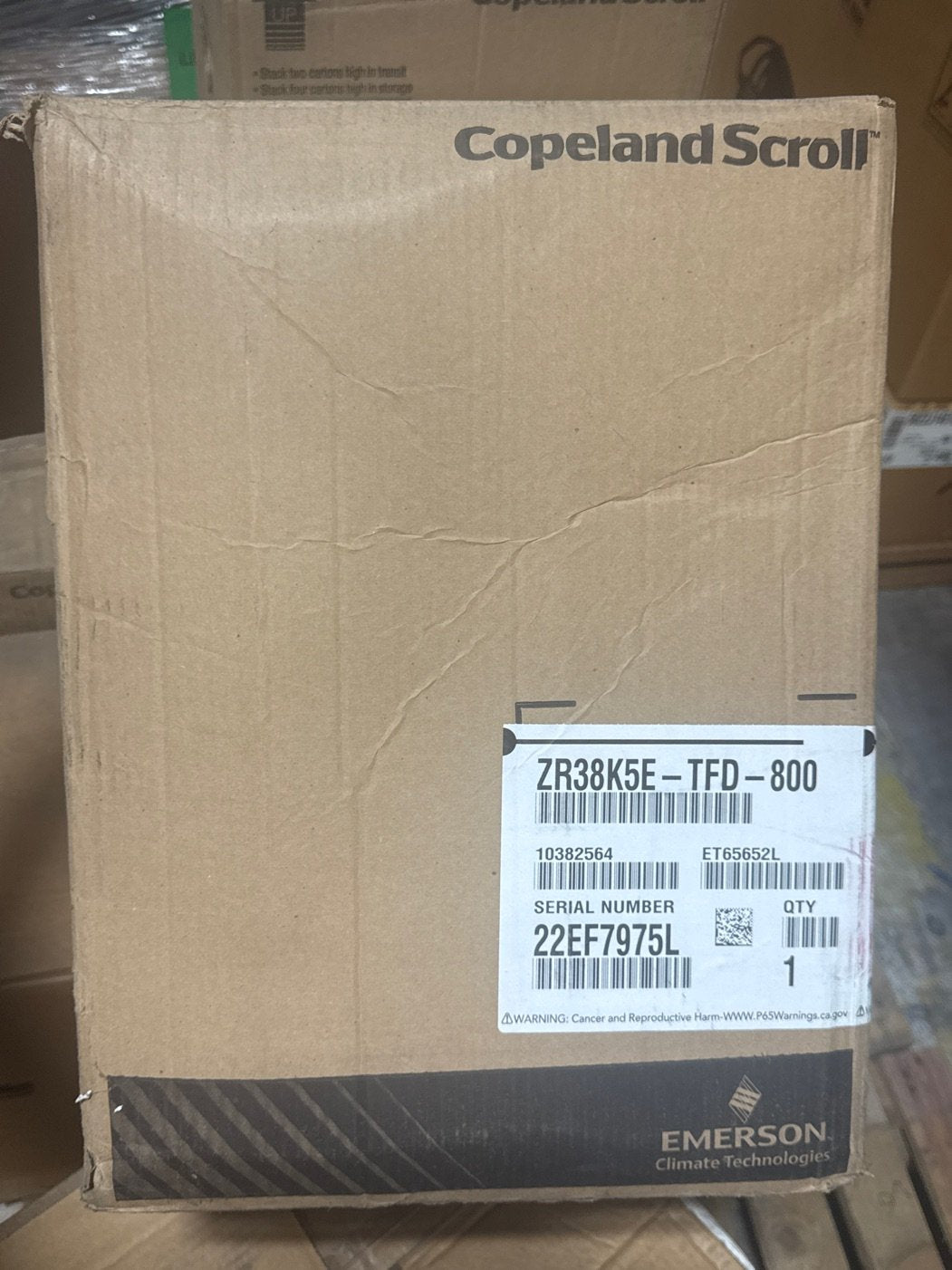 3 Ton AC/HP Scroll Compressor  380-460/50-60/3 R-22, R-407C, R-134A,