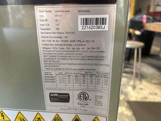 2 Ton AC/HP Multiposition PSC Fan Coil 208-230/60/1 R-410A