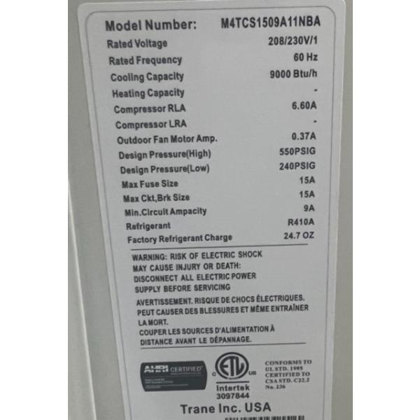 9000 BTU Single-Zone Inverter Air Conditioner Mini Split Set, 15 Seer 208-230/60/1 R-410A