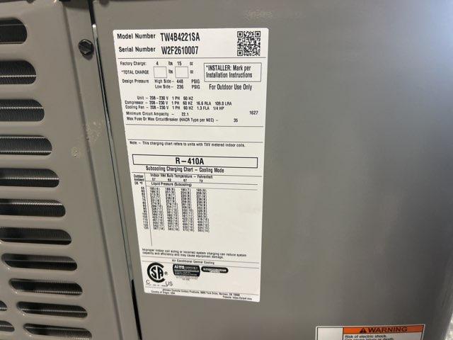 3.5 Ton Split-System  Air Conditioner 208-230/60/1 R-410A 14 Seer