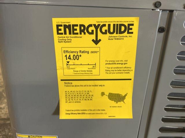3.5 Ton Split-System  Air Conditioner 208-230/60/1 R-410A 14 Seer