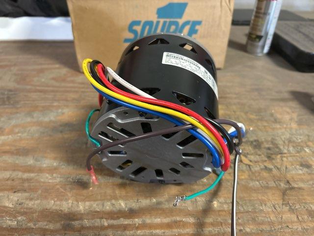 1 HP Blower Motor 115/60/1 1075 Rpm 4 Speed
