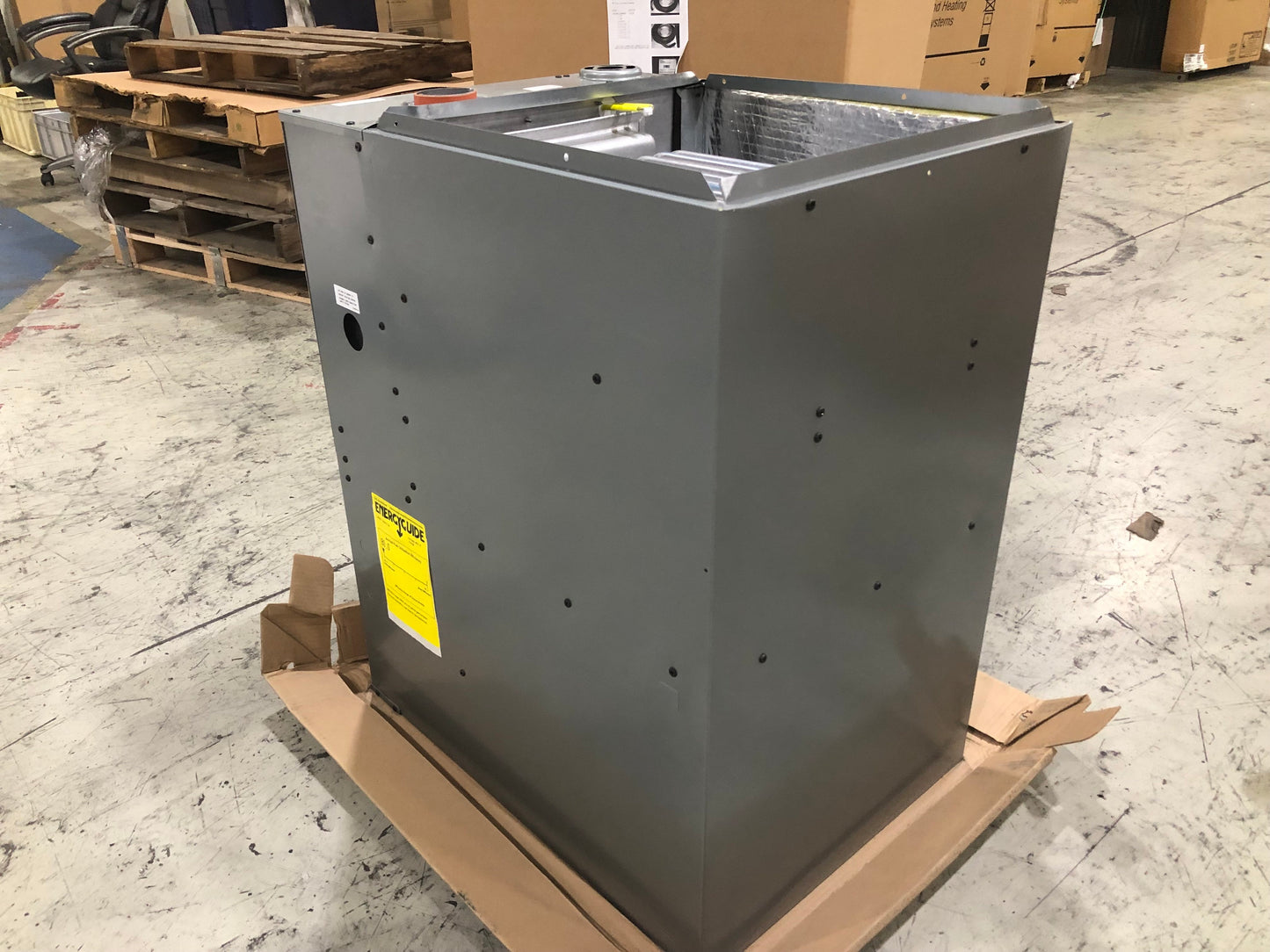 Horno a gas de varias velocidades, ECM horizontal/UPFlow de una etapa de 75 000 Btu, 80 % Afue, 115/60/1 Cfm: 1608