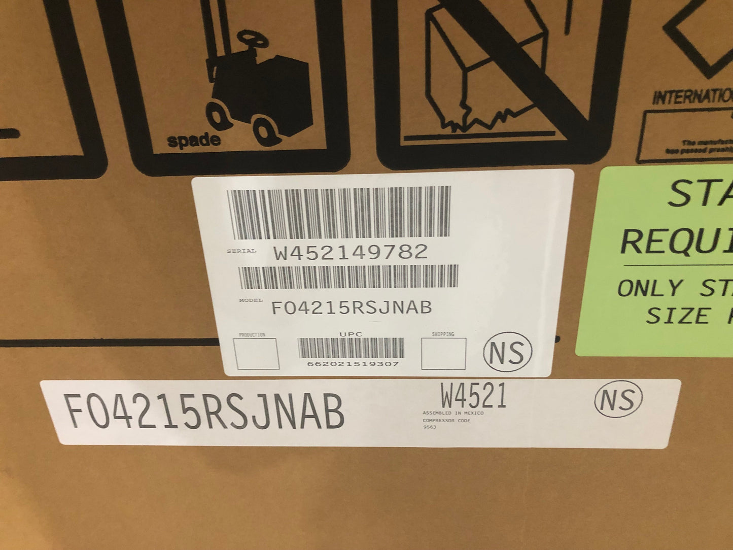 Bomba de calor de sistema dividido de 3,5 toneladas 208-230/60/1 R410A 15 Seer