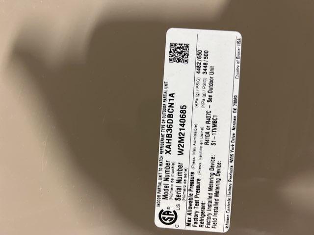 3 Ton AC/HP Horizontal Cased A Coil; R-410A, CFM 1200