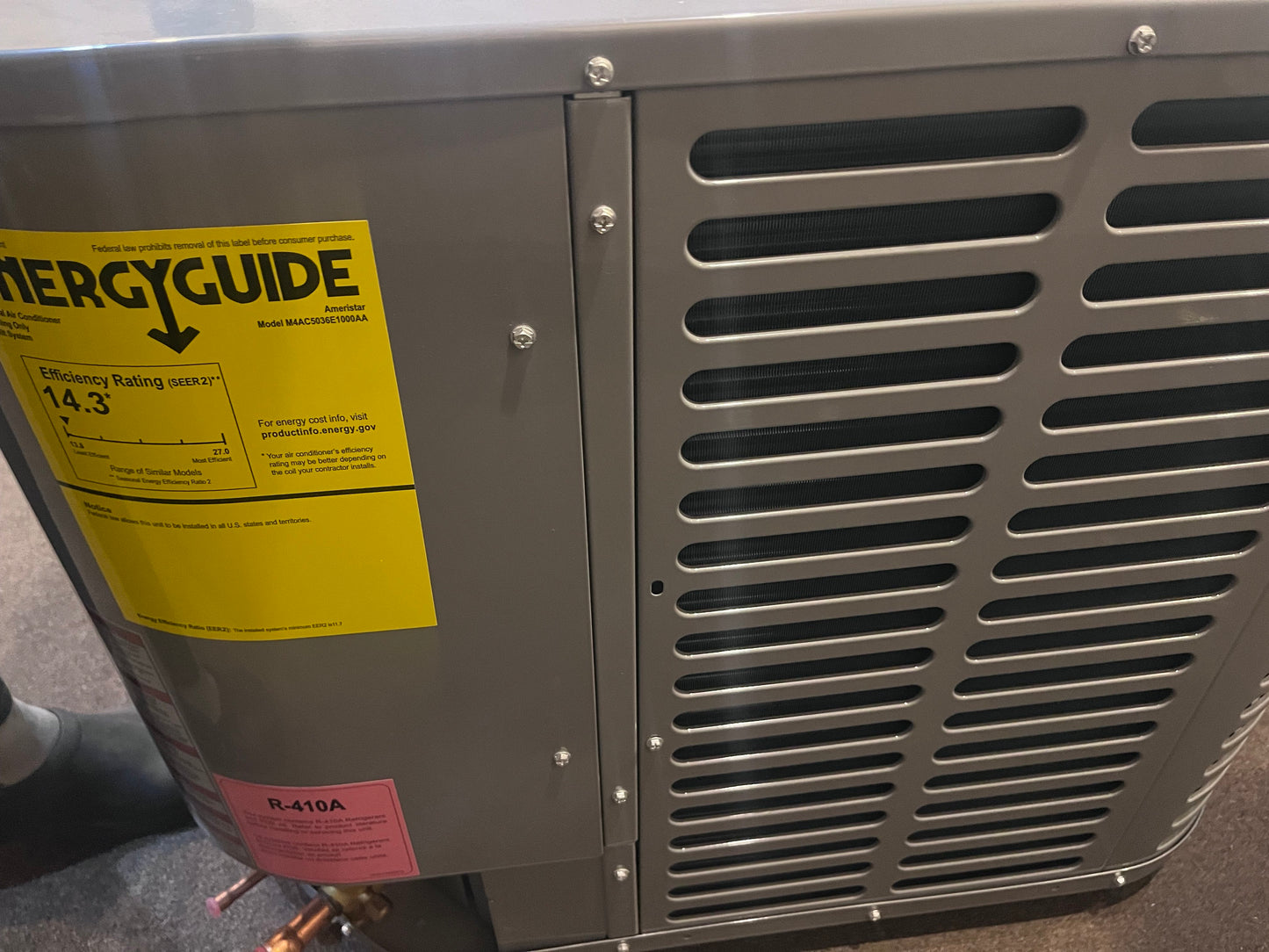 3 Ton Split-System Air Conditioner; 208-230/60/1, R-410A, 14.3 SEER2