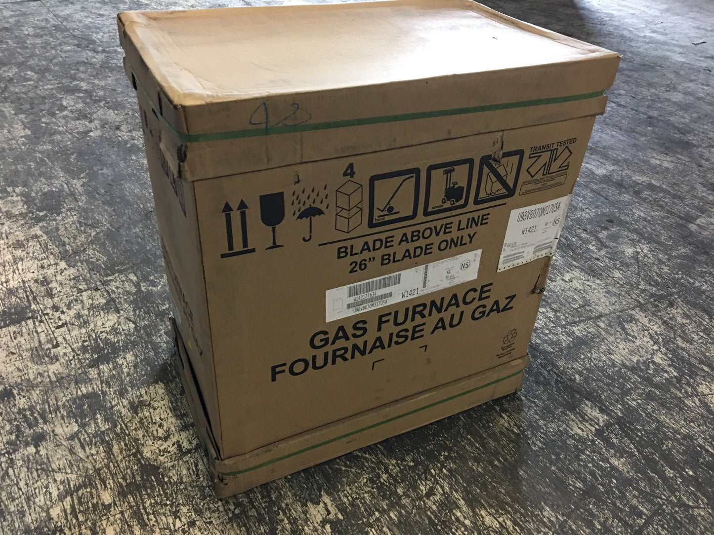 70,000 Btu Two-Stage UPFlow ECM Variable Speed Communicating Gas Furnace 98.3% 115/60/1 Cfm: 1100