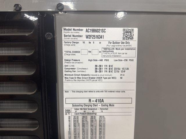 5 Ton Split-System Two Stage Communicating Compatible Air Conditioner 208/230/60/1 R-410A 19 Seer