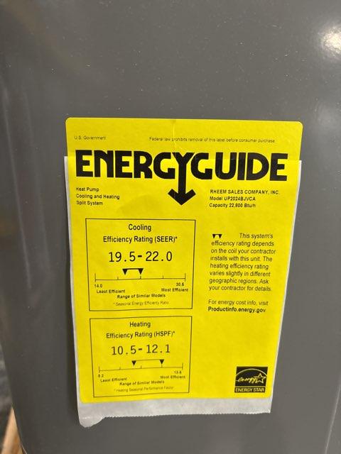 2 Ton Inverter Split-System Communicating Heat Pump 208-230/60/1 R410A 20 Seer
