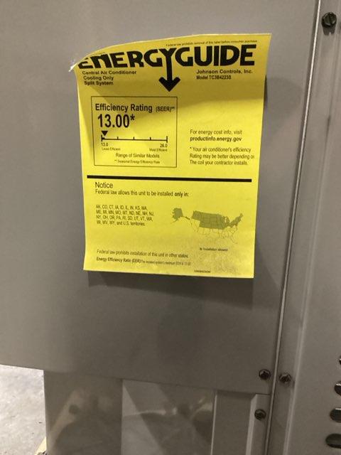3.5 Ton Split-System Air Conditioner 208-230/60/1 R410A 13 SEER