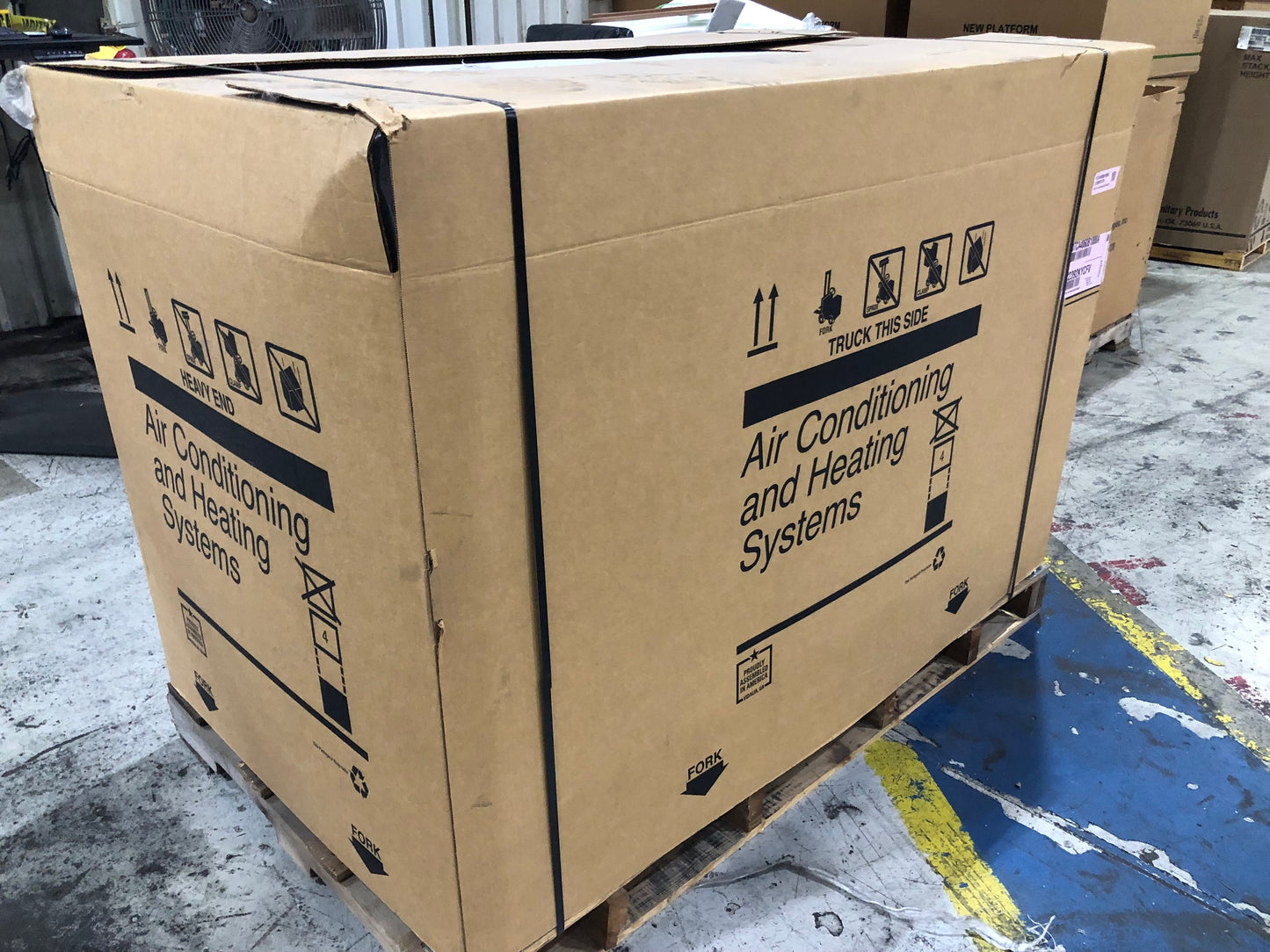 5 Ton Convertible Packaged Air Conditioner Unit, 14 SEER, 208-230/60/1, R410A