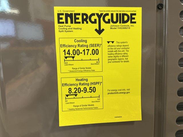 2.5 Ton Split-System Heat Pump 208-230/60/1 16 SEER R-410A