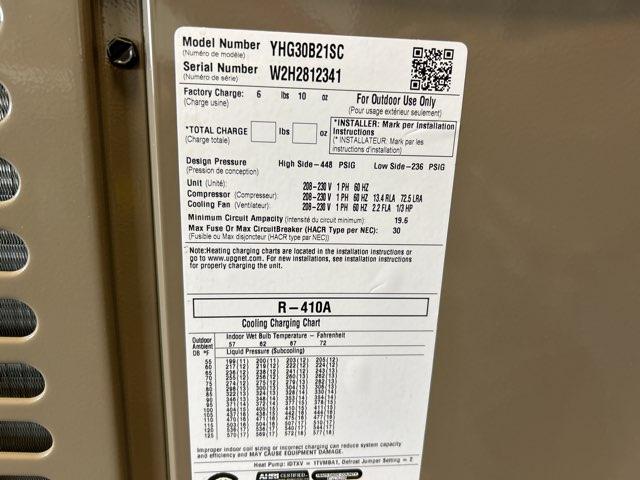 2.5 Ton Split-System Heat Pump 208-230/60/1 16 SEER R-410A