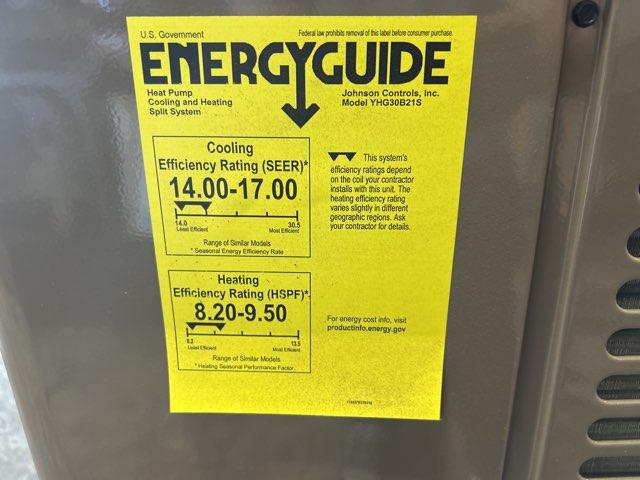 2.5 Ton Split-System Heat Pump 208-230/60/1 16 SEER R-410A