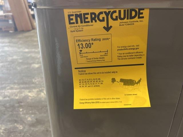 3.5 Ton Split-System Air Conditioner; 208-230/60/1, R410A, 13 SEER, W2H2783480