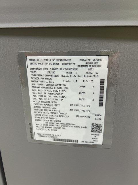 2 Ton Split-System Communicating Air Conditioner 208-230/60/1 R410A 17 SEER