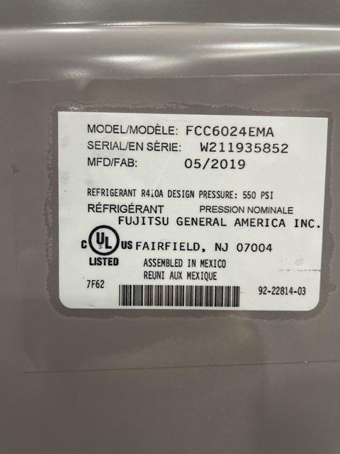 5 Ton AC/HP Multiposition Cased ''N'' Coil, R410A CFM 1900