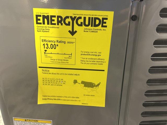 5 Ton Split-System Air Conditioner, 208-230/60/1, 13 SEER, R-410A