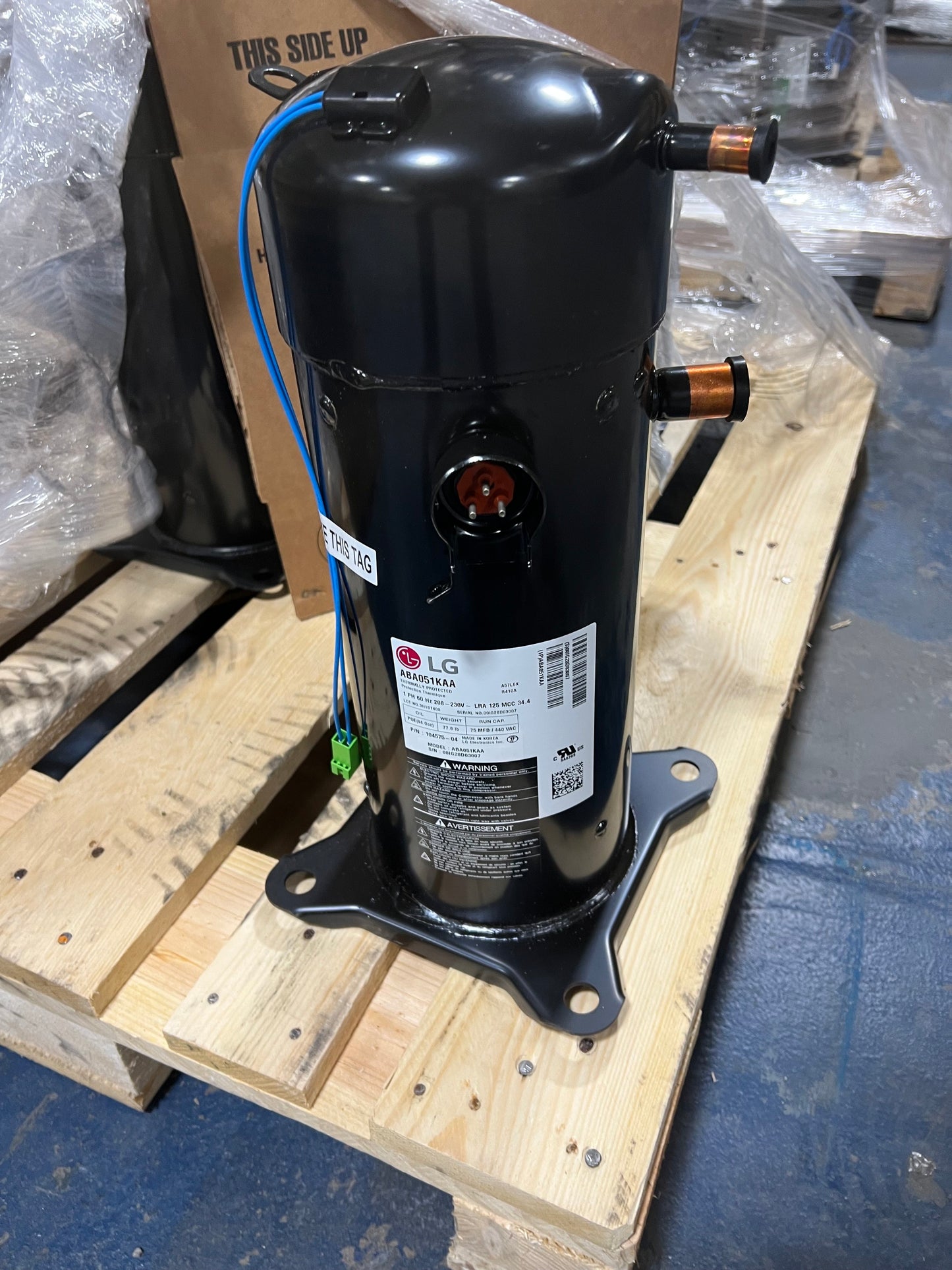 4 Ton AC Scroll Compressor; 208-230/60/1, R-410A – Surplus City