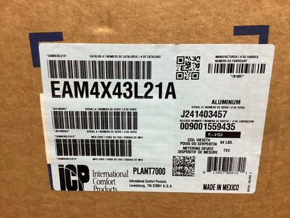 Serpentín A multiposición con carcasa para aire acondicionado/HP de 3,5 toneladas, R410A, CFM 1750