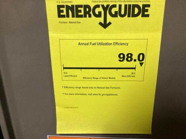 Horno a gas compatible con comunicaciones, velocidad variable, modulación multi ECM, 120 000 BTU, 2 etapas, 98 % 115/60/1 CFM: 2000