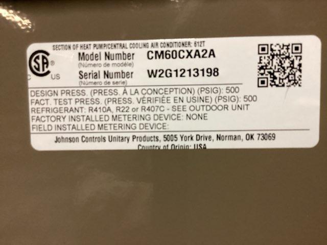5 Ton AC/HP Multiposition Cased N Coil, R22/R410A CFM 1800