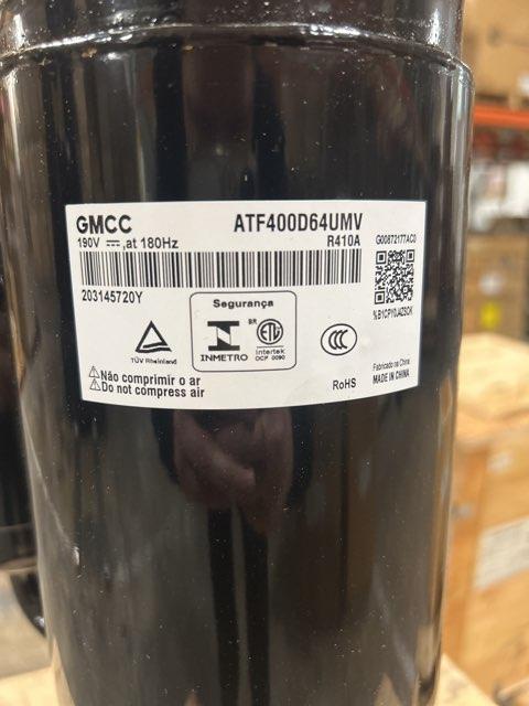 4.5 Ton AC Rotary Compressor 190V 180Hz R410A