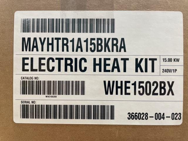 15 Kw Electric Heat Kit, 208-240/60/1, 60 Amps