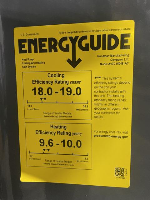 4 Ton Inverter Split-System Communicating Heat Pump; 208-230/60/1, R410A, 18 SEER