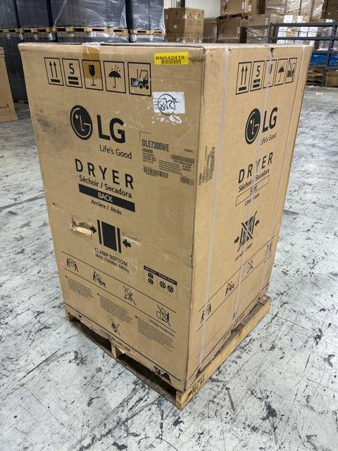 7.3 Cu.Ft. White Electric Dryer 240 Volt