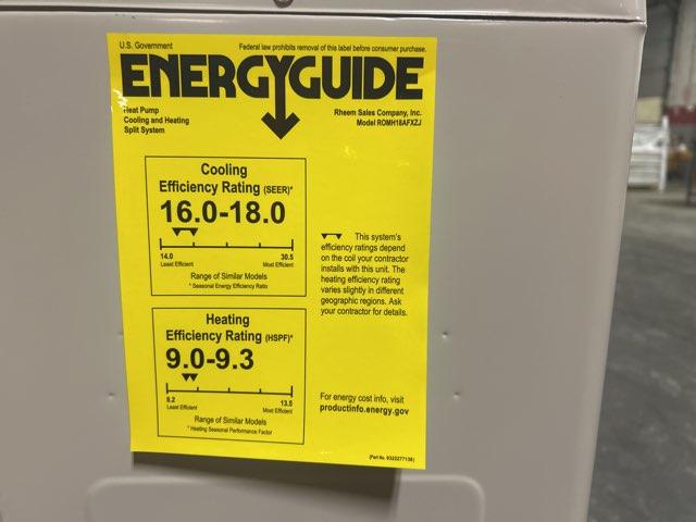 18,000 BTU Multi-Zone Outdoor Inverter Heat Pump Mini Split Unit, 18 SEER 208-230/60/1 R-410A