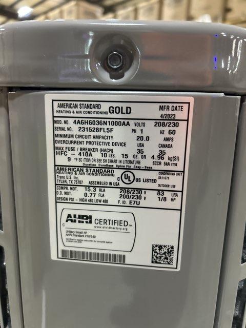 3 Ton Two-Stage Split-System Heat Pump 208-230/60/1 R410A 16 SEER