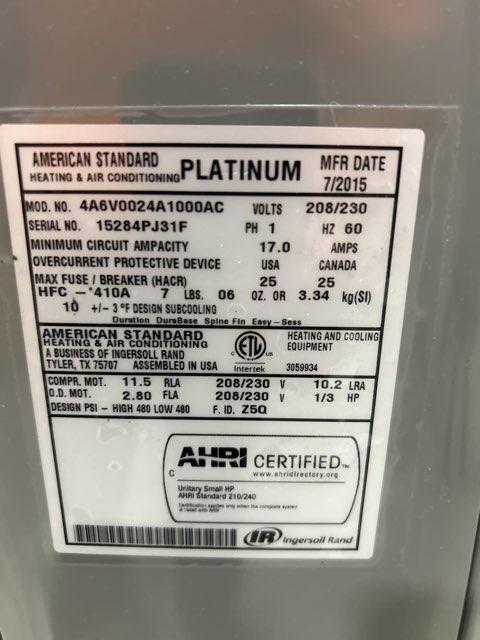 2 Ton Variable Speed Split-System Communicating Heat Pump 208-230/60/1 R410A 20 SEER