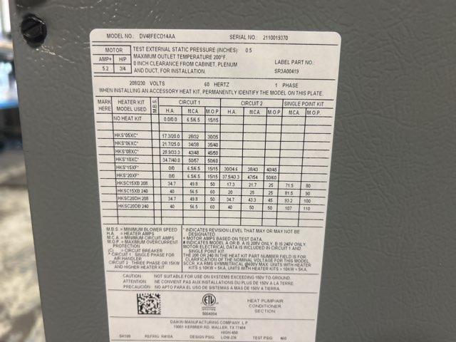 4 Ton AC/HP ECM Communicating Multiposition Air Handler 208-230/60/1 R-410A CFM 1380