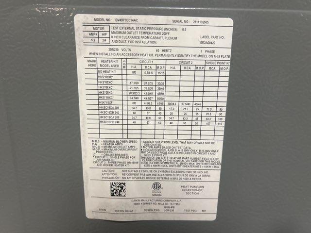4 Ton AC/HP ECM Communicating Multiposition Air Handler 208-230/60/1 R-410A CFM 1420