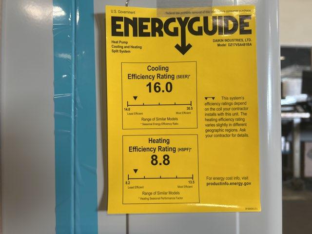 4 Ton Inverter Split-System Communicating Heat Pump 208-230/60/1 R410A 17 SEER