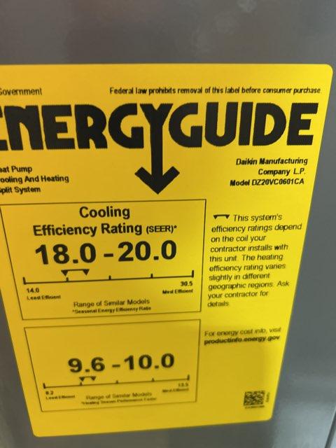 5 Ton Inverter Split-System Communicating Heat Pump 208-230/60/1 R410A 20 SEER-2202239594